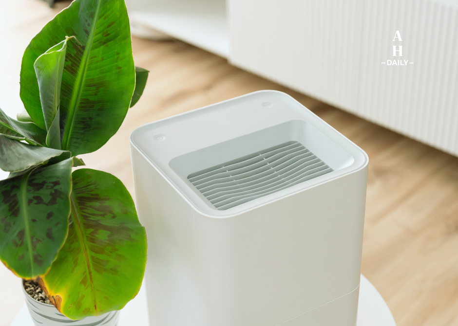 HEPA air filter in living room